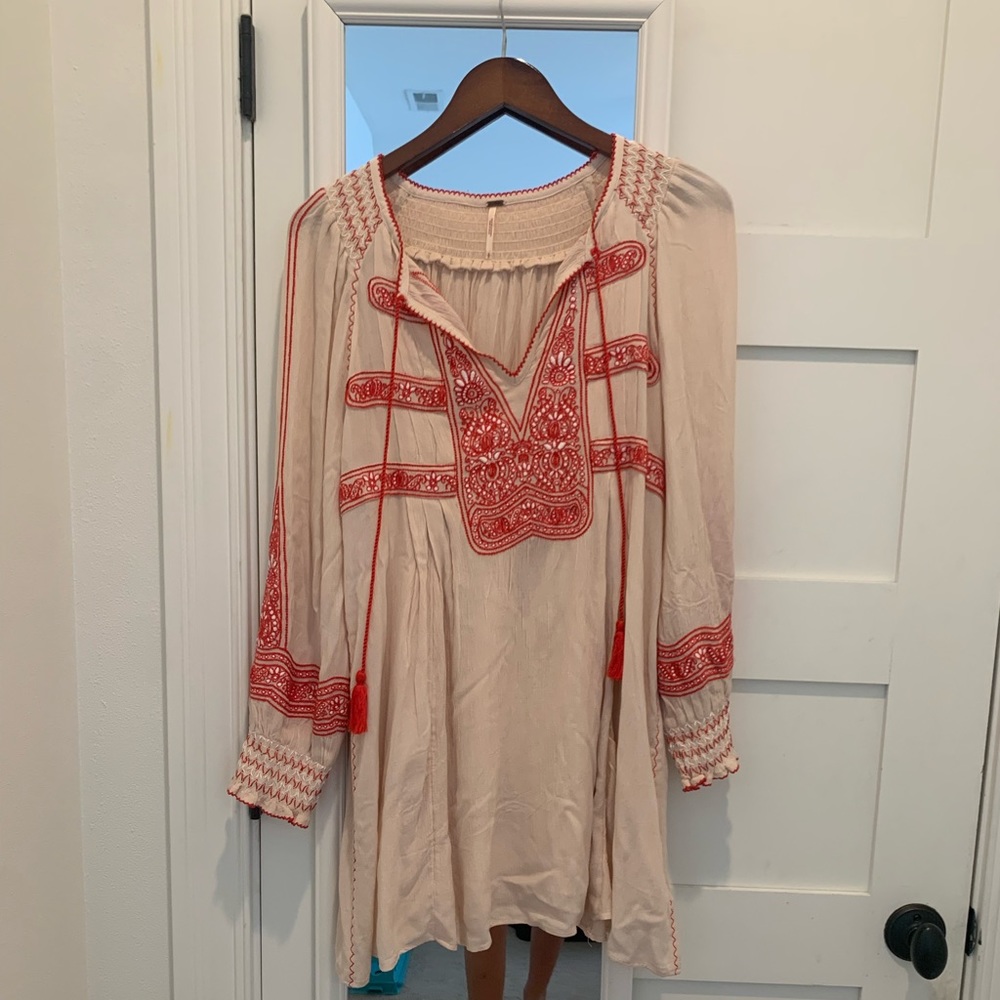 Free People Boho Mini Dress